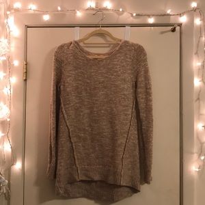 Oversized Cozy Mauve Sweater